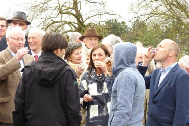 De doop met de streekjenever