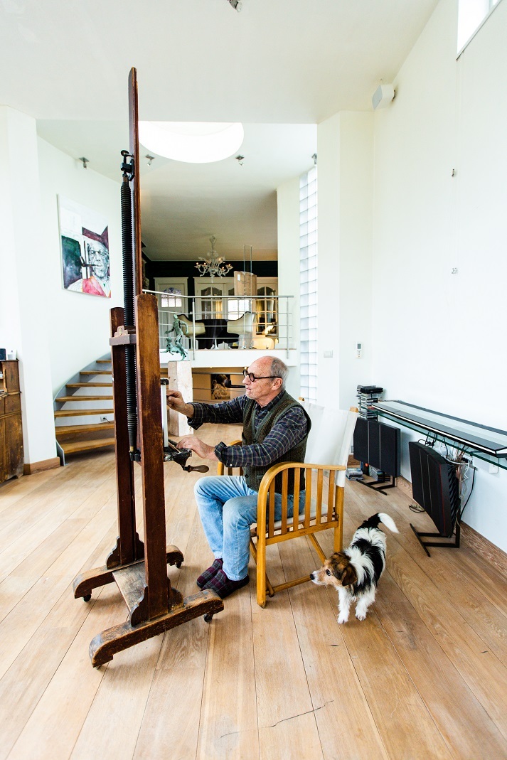 Voorbereidingen in het atelier Martin Wallaert Toerisme Leiestreek (002)